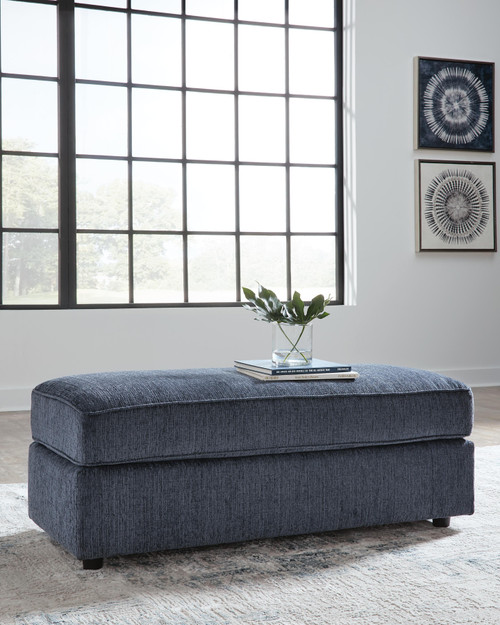 Ashley Albar Place Cobalt Oversized Accent Ottoman