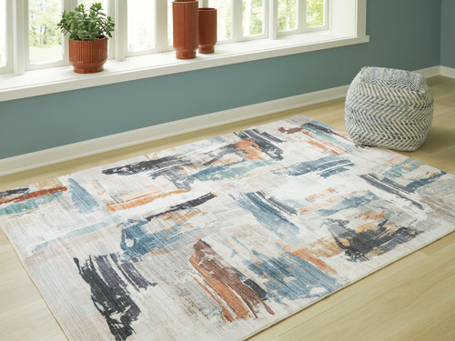 Ashley Hessland Multi 8' x 10' Washable Rug