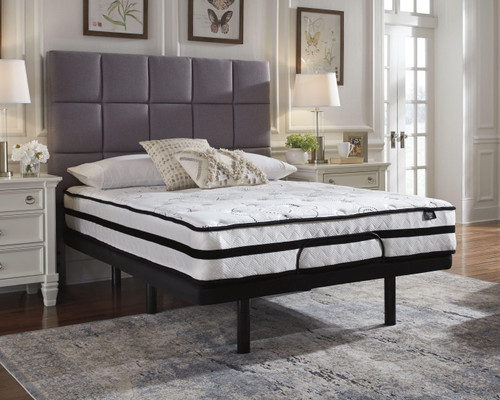 Ashley Chime 10 Inch Hybrid White Full Mattress in a Box