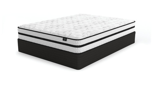 Ashley Chime 10 Inch Hybrid White California King Mattress in a Box