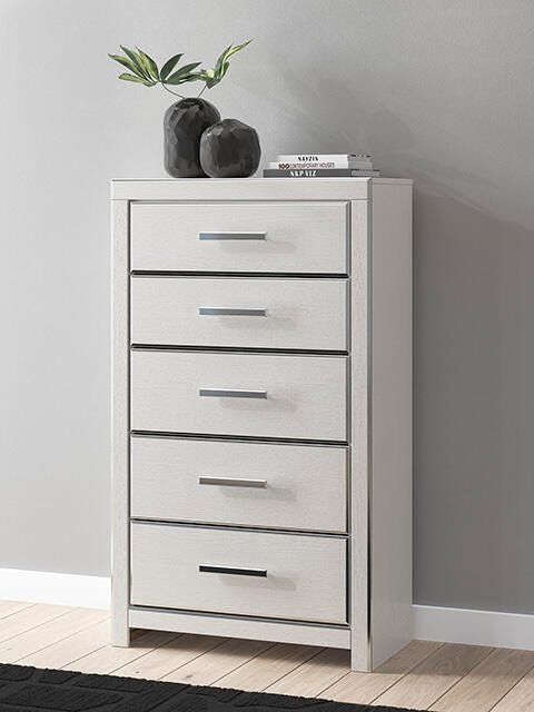 Ashley Birmonton White Chest of Drawers