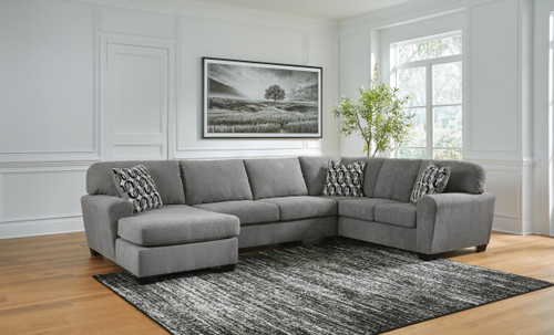 Benchcraft Birkdale Court Gray 3-Piece Sectional with Chaise