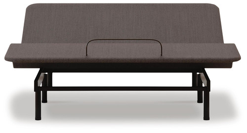 Ashley Head/Foot Model - Good Charcoal Gray California King Adjustable Base