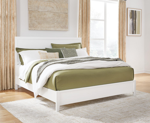 Ashley Binterglen White King Panel Bed