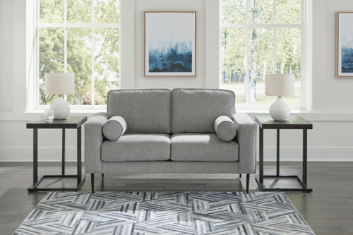 Ashley Hazela Charcoal Loveseat