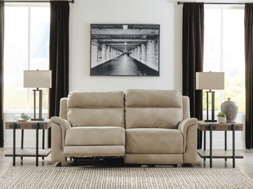 Ashley Next-Gen Durapella Sand Power Reclining Sofa