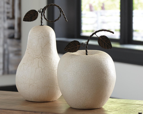 Ashley Bidelia Antique White Sculpture (Set of 2)