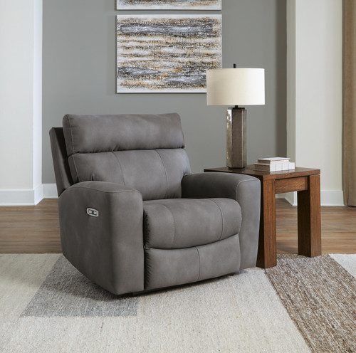 Ashley Next-Gen Durapella Slate Power Recliner 6100313