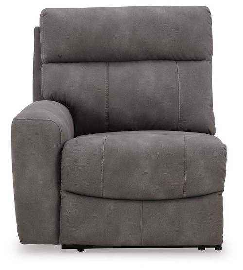 Ashley Next-Gen Durapella Slate 5-Piece Power Reclining Sectional