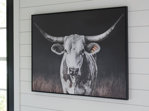 Ashley Harlandale Black White Brown Wall Art