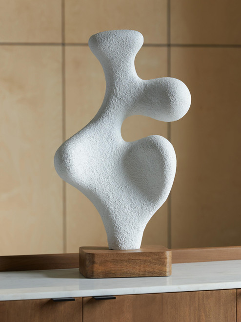 Ashley Lavarsen White Brown Sculpture A2000840