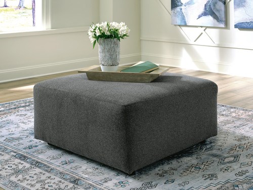 Ashley Edenfield Charcoal Oversized Accent Ottoman