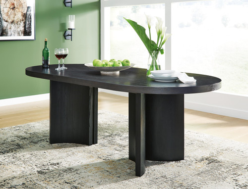 Ashley Rowanbeck Black Dining Table