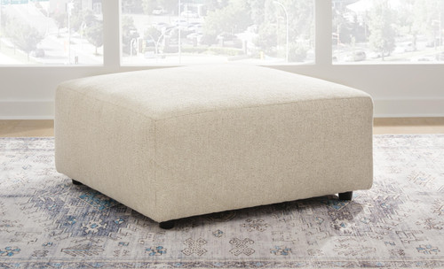Ashley Edenfield Linen Oversized Accent Ottoman
