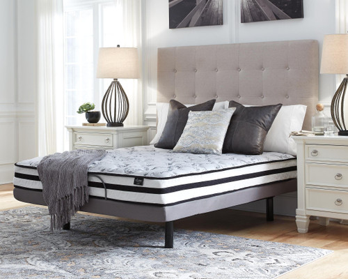 Ashley 8 Inch Chime Innerspring White Twin Mattress in a Box