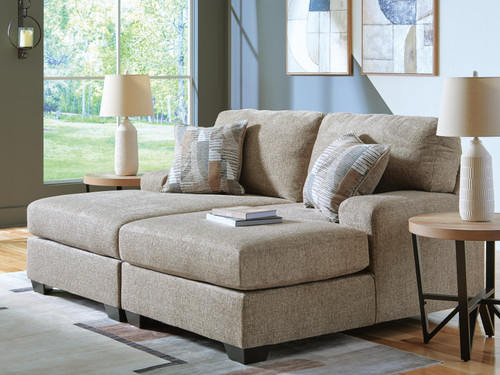 Benchcraft Newellen Hemp 2-Piece Super Chaise