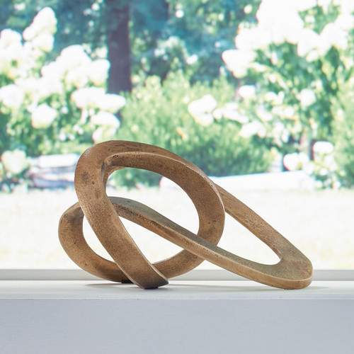 Ashley Dunnruck Antique Brass Finish Sculpture