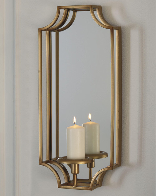 Ashley Dumi Gold Finish Wall Sconce