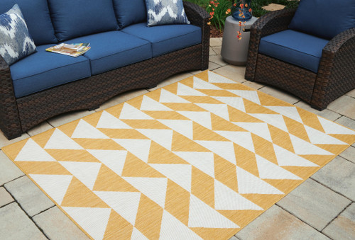 Ashley Thomley Ivory Yellow 8' x 10' Rug