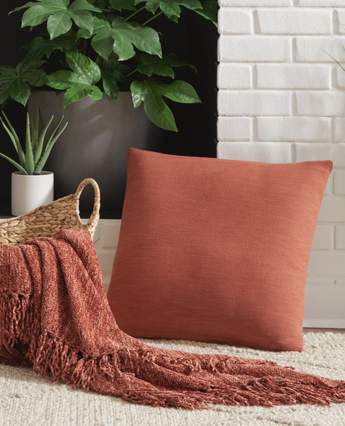 Ashley Thaneville Rust Pillow (Set of 4)