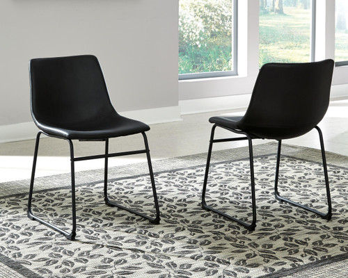 Ashley Centiar Black Dining Chair (Set of 2)