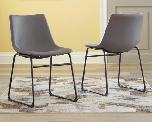 Ashley Centiar Gray Dining Chair (Set of 2)