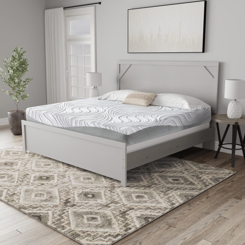 Ashley 12 Inch Memory Foam White Twin Mattress