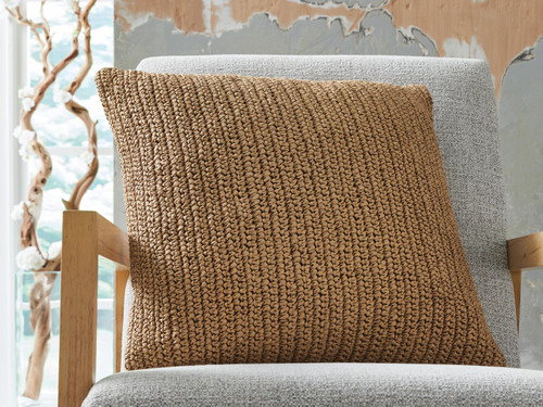 Ashley Habenvale Tan Pillow (Set of 4)
