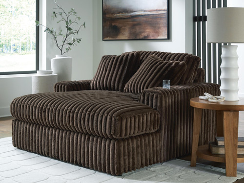 Ashley Midnight-Madness Onyx Oversized Chaise on sale at Bargains