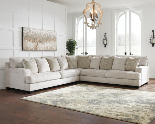 Ashley Rawcliffe Parchment 5-Piece Sectional