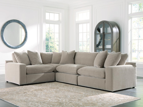 Benchcraft Maxton Heights Pebble 4-Piece Sectional