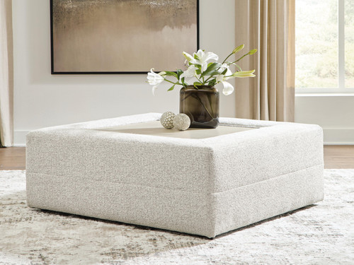 Ashley Stonecroft Manor Snowstone Oversized Accent Ottoman