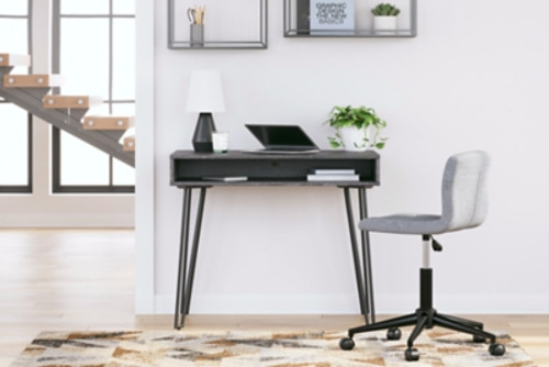 Ashley Strumford Charcoal Black Home Office Desk