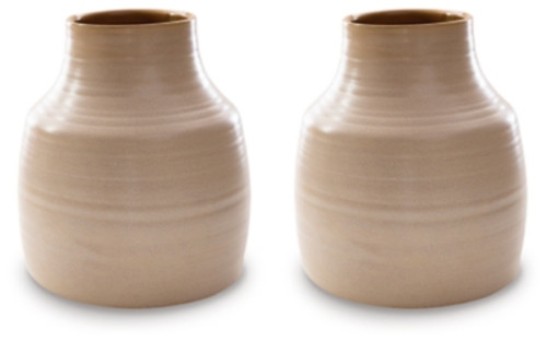 Ashley Millcott Tan 11" H Vases (Set of 2)
