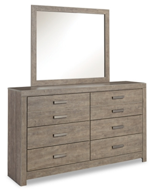 Ashley Culverbach Gray Dresser and Mirror