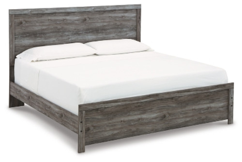 Ashley Bronyan Dark Gray King Panel Bed