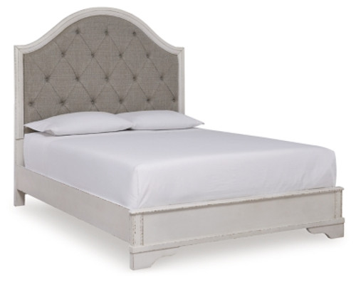 Ashley Brollyn Two-tone Queen Upholstered Panel Bed