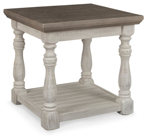 Ashley Havalance Gray White End Table