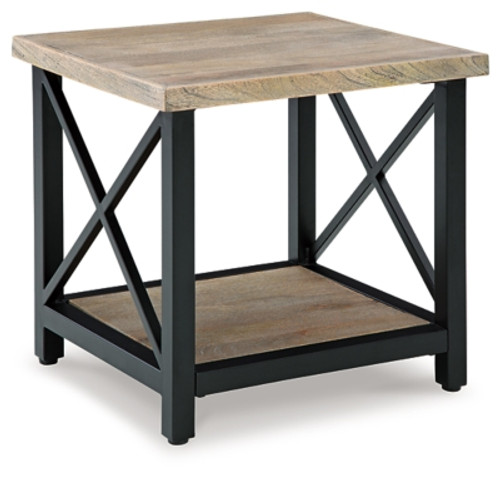 Ashley Bristenfort Brown Black End Table