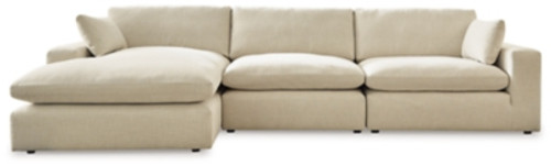 Benchcraft Elyza Linen 3-Piece Sectional with Chaise