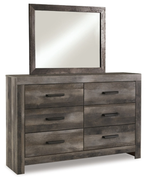 Ashley Wynnlow Gray Dresser and Mirror