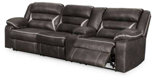 Ashley Kincord Midnight 2-Piece Power Reclining Sectional Sofa  Left Arm