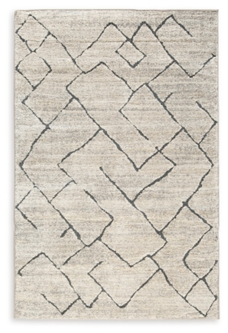 Ashley Ashbertly Gray Cream 5' x 7'6" Rug