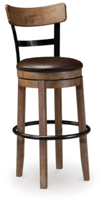 Ashley Pinnadel Light Brown Bar Height Bar Stool