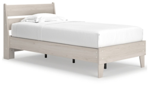 Ashley Socalle Natural Twin Panel Platform Bed