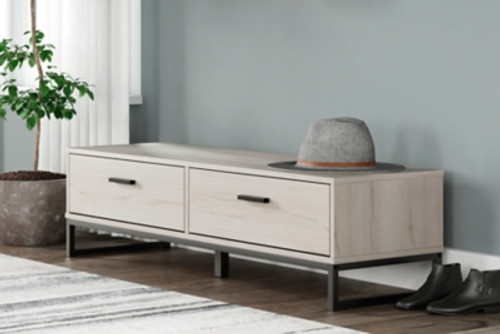 Ashley Socalle Light Natural Storage Bench