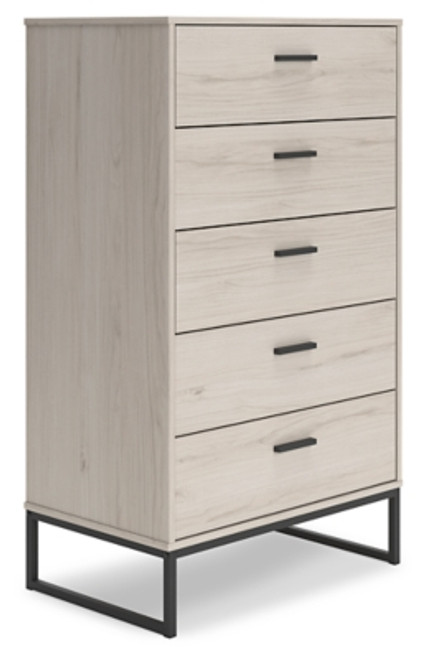 Ashley Socalle Light Natural 5 Drawer Chest