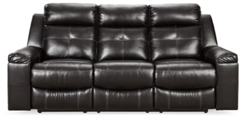 Ashley Kempten Black Reclining Sofa