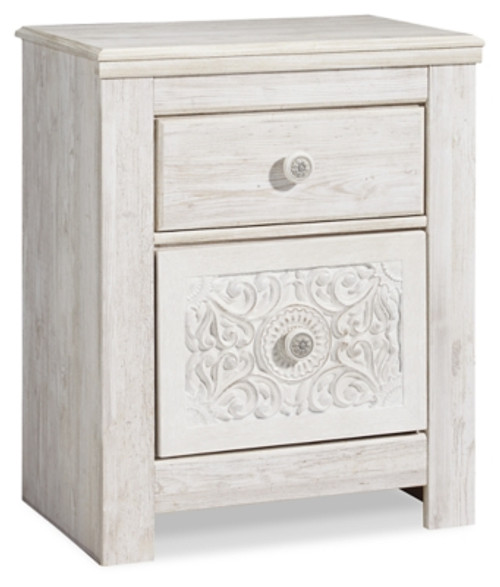 Ashley Paxberry Whitewash Nightstand