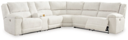 Ashley Keensburg Linen 3-Piece Power Reclining Sectional